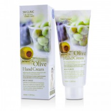 Увлажняющий крем для рук 3W CLINIC с экстрактом оливкового масла Olive Hand Cream, 100 мл