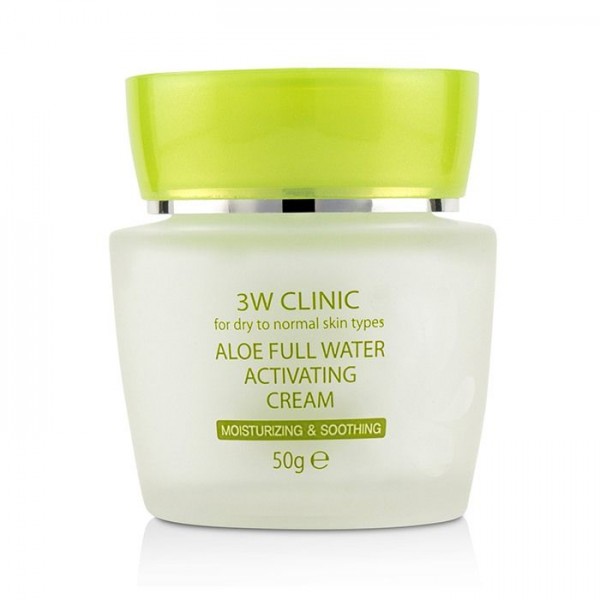 3W CLINIC Aloe Full Water Activating Cream