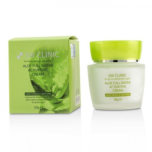 3W CLINIC Aloe Full Water Activating Cream