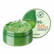 Увлажняющий многофункциональный гель с алоэ The Saem Jeju Fresh Aloe Soothing Gel 99% 300 мл
