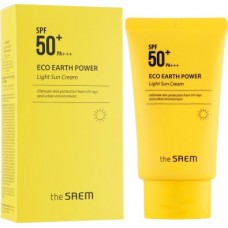 Легкий солнцезащитный крем The Saem Eco Earth Power Light Sun Cream SPF50+ PA+++