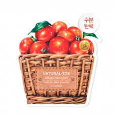 Тканевая маска для лица с натуральным экстрактом томата The Saem Natural-tox Tomato Mask Sheet