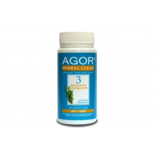 Альгинатная маска Agor "Ежедневное очищение №3" для жирной кожи Agor Herbal Clean Oily Skin