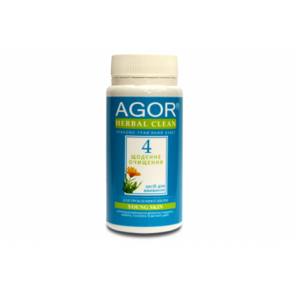 Альгинатная маска Agor "Ежедневное очищение №4" для проблемной кожи Agor Herbal Clean Young Skin