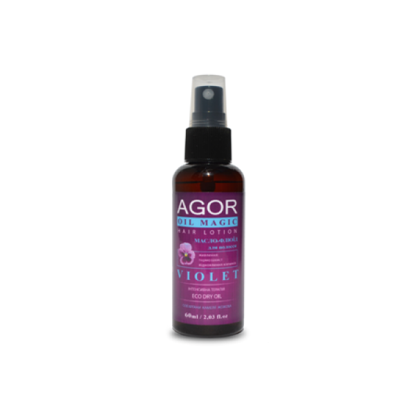 Лосьон для волос Agor "Масло-флюид Violet"  Oil Magic - 60 мл