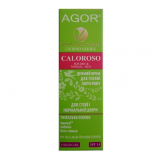Крем дневной для сухой и нормальной кожи Agor caloroso  14 SPF, 50 мл.