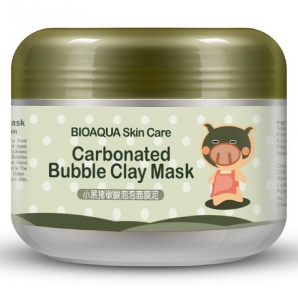 Маска очищающая пузырьковая Bioaqua Carbonated Bubble Clay Mask 100 г