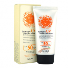 Солнцезащитный крем 3W CLINIC Intensive UV Sunblock Cream SPF50 PA+++