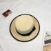 Женская соломенная шапка с бантиком - Beige A26301