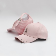 Стильная кепка - бейсболка Paris Tower B13403 Розовая