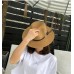 Женская соломенная шапка с пряжкой Jazz HandMade - Beige A27319