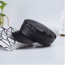 Женская кепи - кепка Black Leather  chrm-Y-563201 Черная