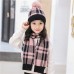 Детский комплект шапка + шарфик  - Nordic style  M-195300260 Розовый