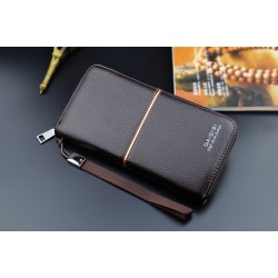 Мужской кошелек - клатч DAIQISI  X-5014 Темно-коричневый