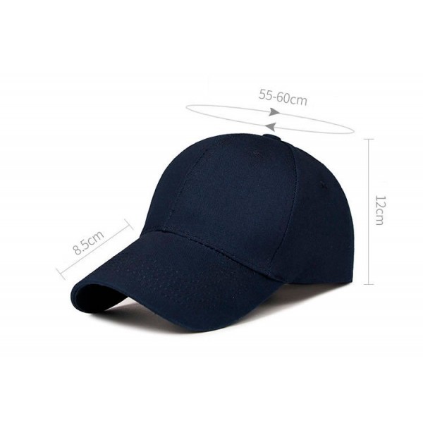 Стильная кепка Simple - B13101 унисекс, черная на липучке
