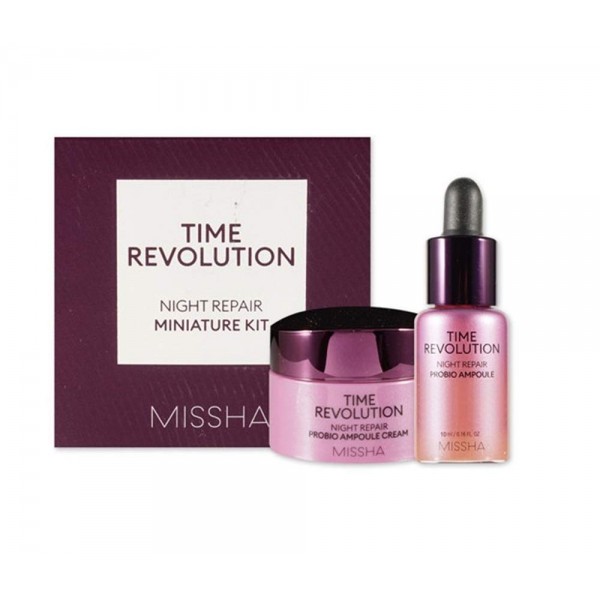 Missha Time Revolution Night Repair Probio Miniature Kit
