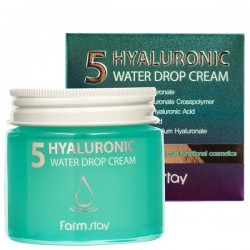 Увлажняющий крем с гиалуроновой кислотой Farmstay Hyaluronic 5 Water Drop Cream 80 мл.