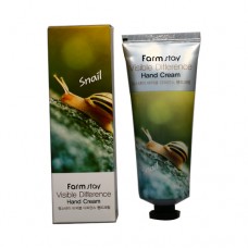 Крем для рук с натуральным экстрактом улитки Farmstay Visible Difference Snail Hand Cream, 100 мл