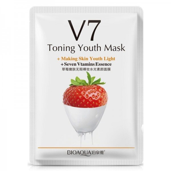 Bioaqua V7 Toning Youth Mask + Seven Vitamins Essence (BQY9279)