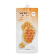 Ночная маска для лица с экстрактом меда Missha Pure Source Pocket Pack Honey