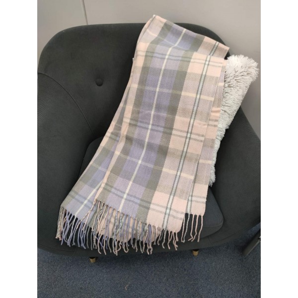 Теплый женский кашемировый шарф Line-B1746