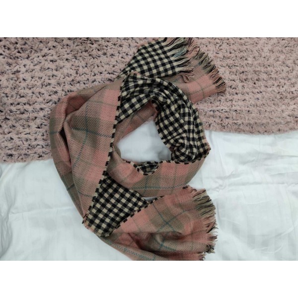 Теплый женский кашемировый шарф Line-B1751