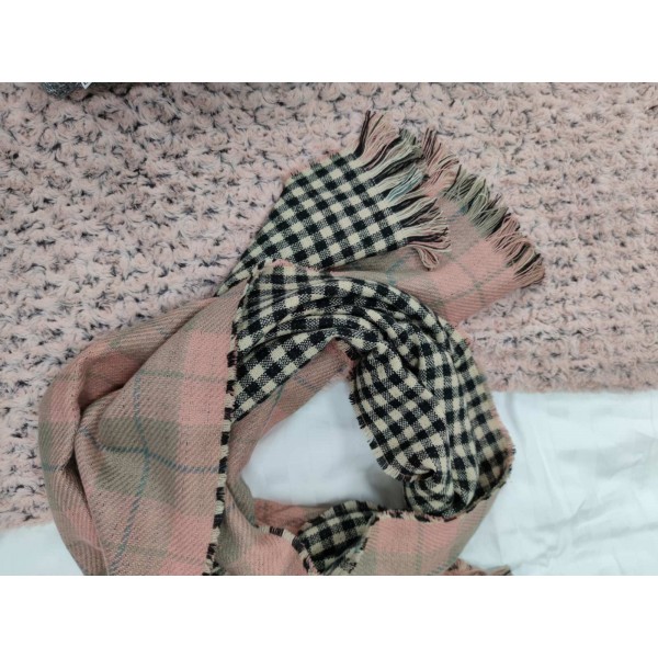 Теплый женский кашемировый шарф Line-B1751