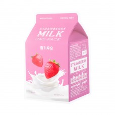 Тканевая маска "Клубника" A'pieu Strawberry Milk One-Pack