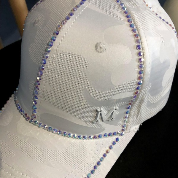 Женская кепка - бейсболка - M Diamond H2008 White