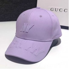 Женская кепка - бейсболка - NY 3D H1090 Purple