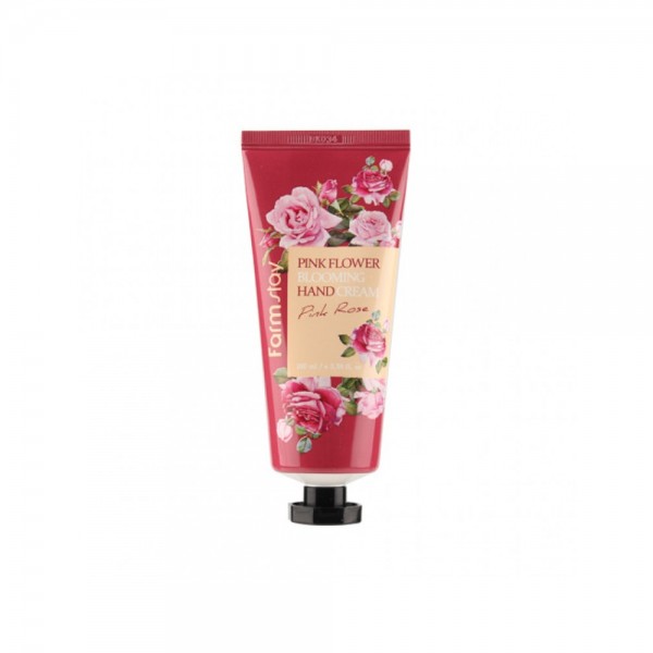 FarmStay Pink Flower Blooming Hand Cream Pink Rose 100ml