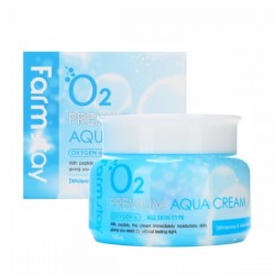 Увлажняющий крем с кислородом FarmStay Premium O2 Aqua Cream 100ml