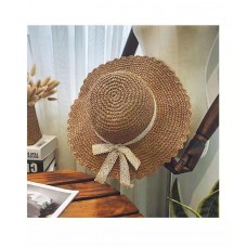 Кружевная соломенная шляпа Lace A5424710 - Khaki