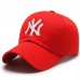 Кепка - бейсболка - NY R-002 Red унисекс