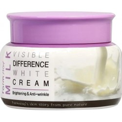 Осветляющий крем для лица с экстрактом молока FarmStay Visible Difference Milk White Cream