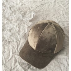 Женская кепка - бейсболка осенняя  Velours -  Grey