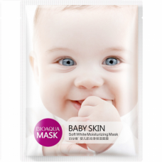 Тканевая маска осветляющая и увлажняющая BIOAQUA Baby Skin Soft White Moisturizing Mask