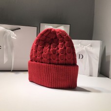 Женская теплая шапка -  Red chrm-5119 Красная
