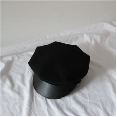 Женская кепка - кепи Black chrm-A674 Черная