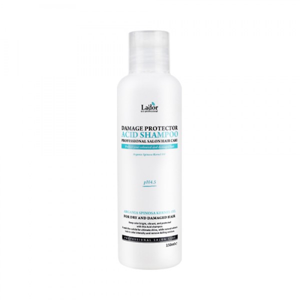 Бесщелочной шампунь с pH 4.5 La'dor Damage Protector Acid Shampoo - 150 мл