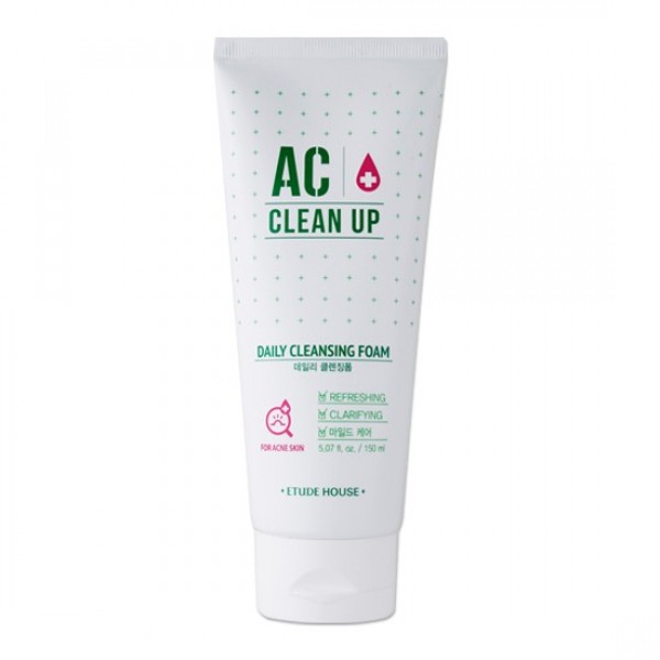 Пенка для проблемной кожи Etude House AC Clean Up Daily Cleansing Foam 150 мл