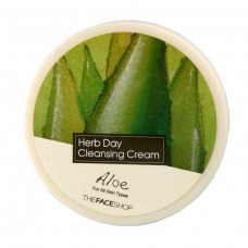 Крем для снятия макияжа The Face Shop  "Алоэ" Herb Day Cleansing Cream Aloe