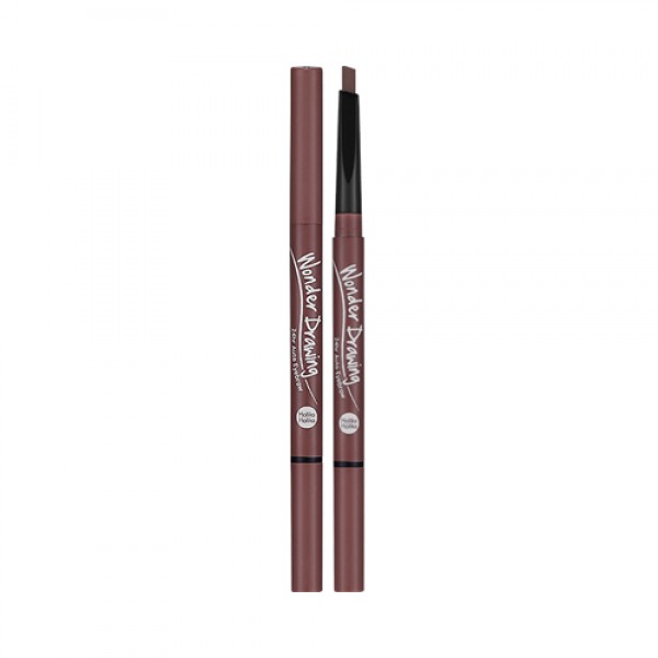 Автоматический карандаш для бровей с щеточкой Holika Holika Wonder Drawing 24hr Auto Eyebrow №2 Dark Brown