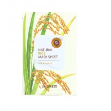 Маска Тканевая The Saem  с экстрактом Риса Rice Natural Mask Sheet