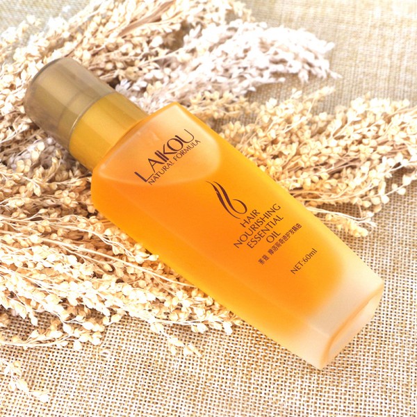Восстанавливающее масло для сухих, поврежденных, тусклых волос (Аргановое масло и кератин) Laikou Hair Nourishing Essential Oil – 60 ml.