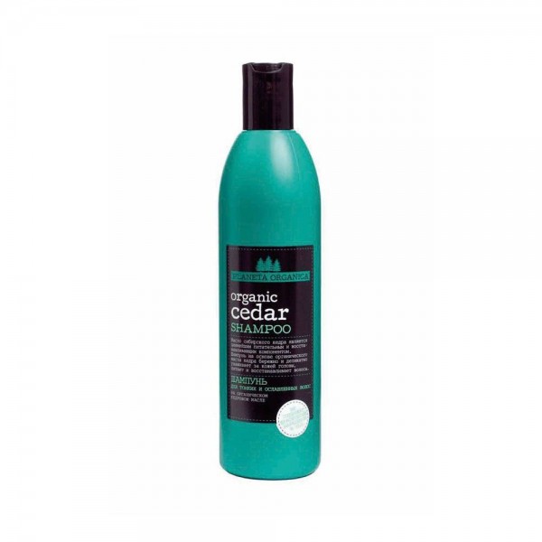 Шампунь для тонких и ослабленных волос Planeta Organica Organic Cedar Shampoo 360 мл.
